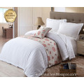 100% Cotton Hotel Bedding Set with 3cm Satin Stripe
